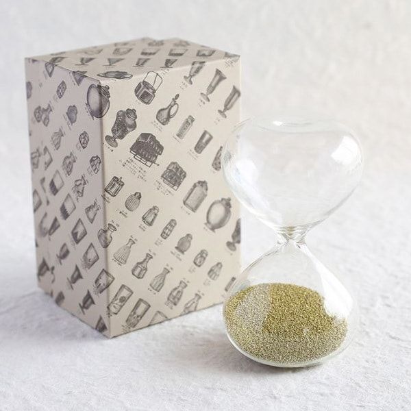 1分間砂時計 丸型 金色