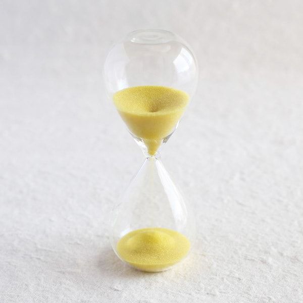 5分間砂時計 スリム 黄色