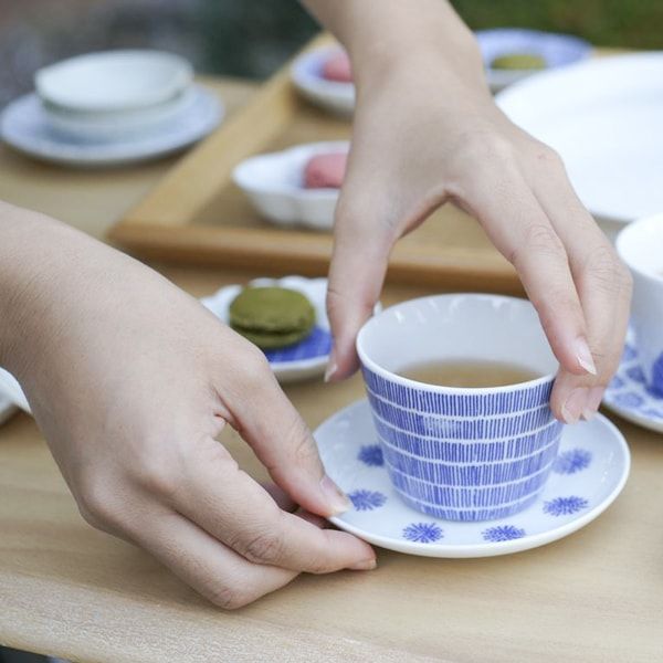 印判小皿 唐松