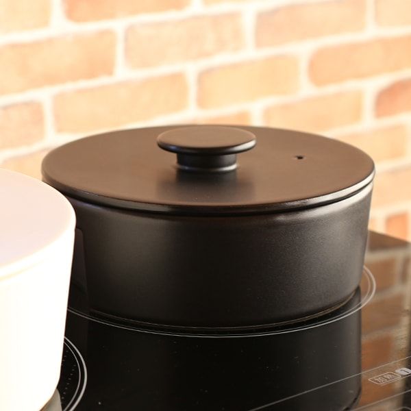 IH対応】セラミック土鍋 S