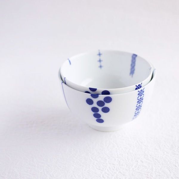 ベルナルド/Bernardaid　プラチナの花柄 セラミック茶碗 2個セット ベルナルド/Bernardaid プラチナの花柄 セラミック茶碗 2個セット 山田