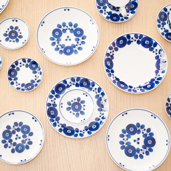 白山陶器　ブルーム　プレートＬサイズペア（ブーケ） ブルーム プレート （白山陶器） | 平皿・プレート | cotogoto