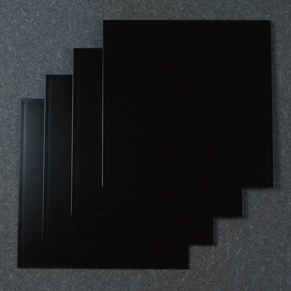 セット】1尺1寸 角敷膳・折敷 漆黒 4枚セット