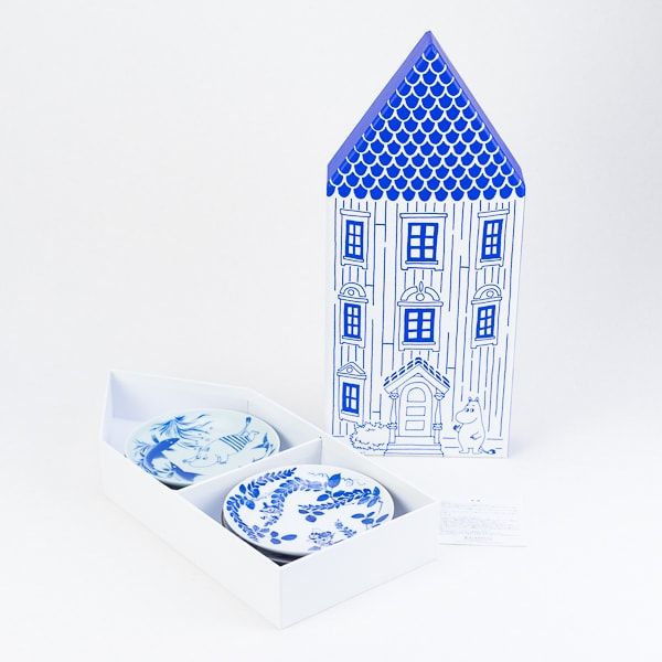 ムーミン 有田焼 染付 BOX SET/小皿 5枚組