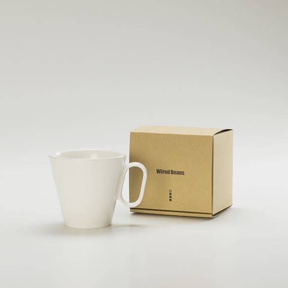 生涯を添い遂げるマグ 美濃焼 ラージホワイトマット/WIRED BEANS