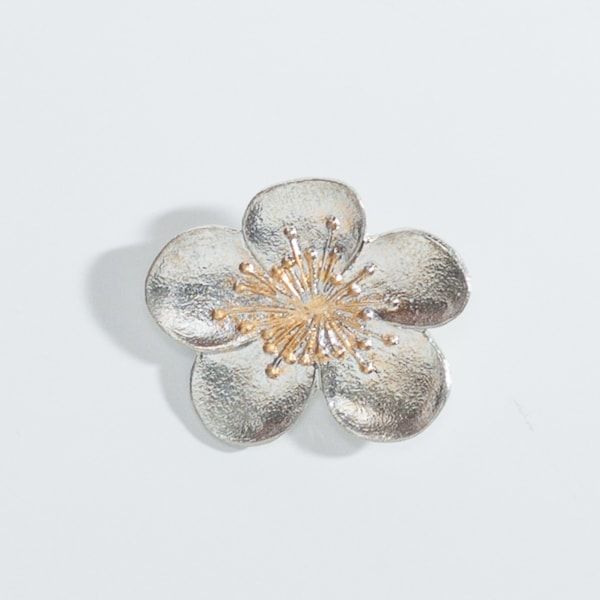 Flower Pin Brooch / Japanese plum / Nousaku