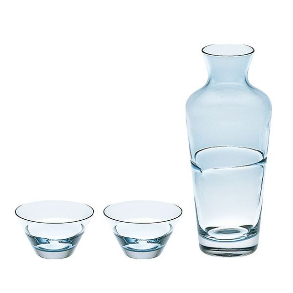 duo トックリ・猪口2個セット インディゴ/酒器