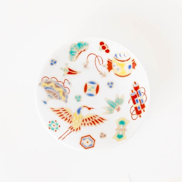 吉祥 縁起豆皿 宝尽くし/九谷焼