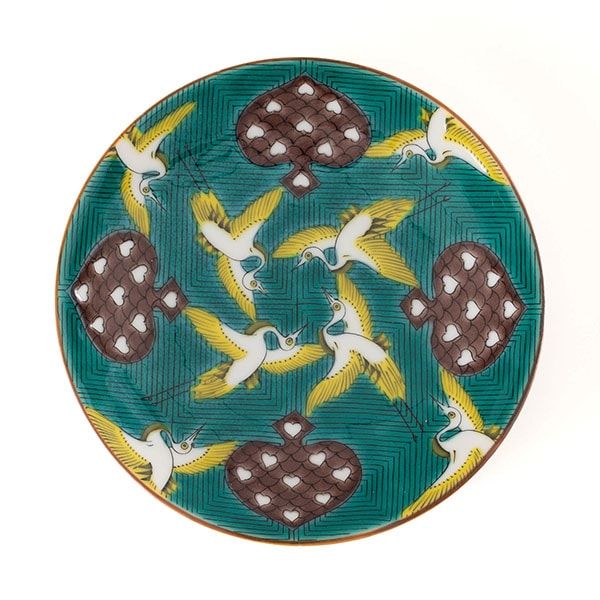 田代商店 鶴飛翔文皿 U4439 田代商店 鶴飛翔文皿 U4439