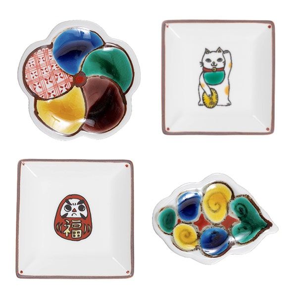 九谷焼　皿　直径約30㎝　角福　共箱 九谷焼 皿 直径約30㎝ 角福 共箱 Yahoo!オークション -「九谷焼 皿 角福」