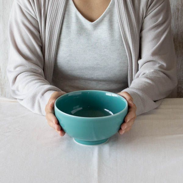 5寸深めん丼 青磁