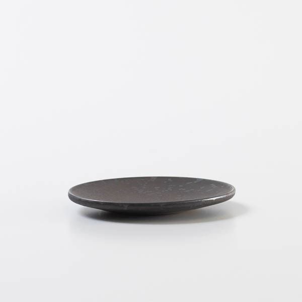 セットでお得】炻器plate SS グレー＆黒ペア/お皿/SyuRo 3800