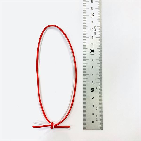 在庫処分】ラッピング 紅白水引ゴムセット 半径14cm【約400本】