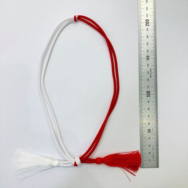 新品 金具付き ゴム房 24センチ紅白1束20本×5×5袋（500本）