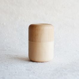 我戸幹男商店 茶筒 俵 /かるみ 山中漆器