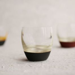 銀黒 うるしの酒盃