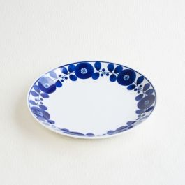 未使用　白山陶器 フリープレート 雲形 ディナープレート 青　5枚セット leaves_ll_blu_os1100.jpg?v=