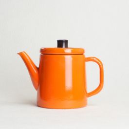 野田琺瑯 鋳鉄製オレンジケトル 約1.5L 野田琺瑯 ポトル 1.5L ガス火 IH対応 ホーロー ケトル