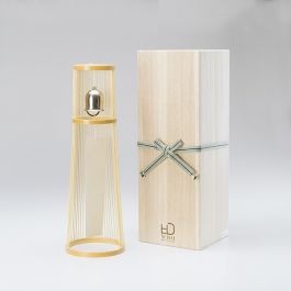 最旬トレンドパンツ 置き風鈴 金 桐箱入/風鈴/WDH 風鈴