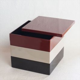 おせち用重箱 三段重 大 紅・鈍・黒